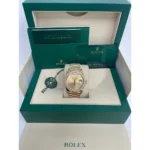 RLX Day-Date 40mm Champagne Diamond Dial and Bezel Yellow Gold President Bracelet 228348RBR-0002 - Image 9