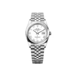 RLX Datejust 36mm 126200 Stainless Steel White Roman Dial Oyster - Image 2