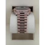 RLX Day-Date "President" 40mm Everose Gold Olive Green Roman Dial - 228235 - Image 5