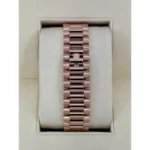 RLX Day-Date "President" 40mm Everose Gold Olive Green Roman Dial - 228235 - Image 6