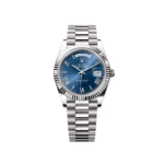 RLX Day-Date "President" 40mm White Gold Blue Roman Dial - 228239