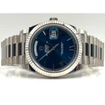RLX Day-Date "President" 40mm White Gold Blue Roman Dial - 228239 - Image 6