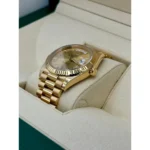 RLX Day-Date "President" 40mm Yellow Gold Champagne Roman Numeral Dial - 228238 - Image 3