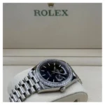 RLX Day-Date 40mm 228349RBR-0002 Bright Black Dial President Bracelet - Image 5