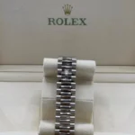 RLX Day-Date 40mm 228349RBR-0002 Bright Black Dial President Bracelet - Image 8