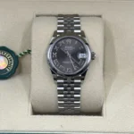 RLX Datejust m278240-0015/0016 31mm Dark Grey Roman Domed Bezel Oyster Oystersteel - Image 10