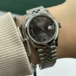 RLX Datejust m278240-0015/0016 31mm Dark Grey Roman Domed Bezel Oyster Oystersteel - Image 13