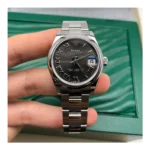 RLX Datejust m278240-0015/0016 31mm Dark Grey Roman Domed Bezel Oyster Oystersteel - Image 8
