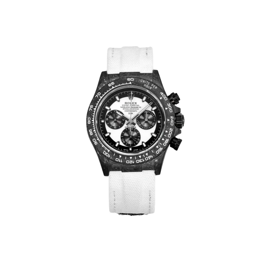 P0351-1 Rolex Cosmograph Daytona DIW Cream Carbon 40mm Replica 1:1 – Top Quality Version - Image 1