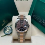 RLX Datejust 36mm 126231 Chocolate Dial Oyster Bracelet - Image 3