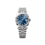 RLX Datejust 36mm 126234 Blue Diamond Dial Stainless Steel Jubilee Mens Watch