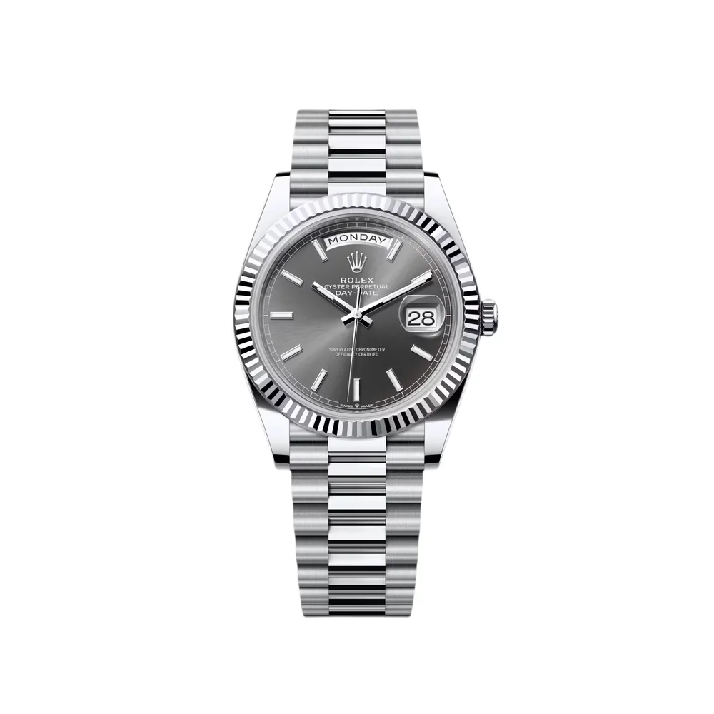 P0357-1 RLX Day-Date 40mm Slate Diamonds Dial 228236-0013 - Image 1
