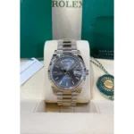 RLX Day-Date 40mm Slate Diamonds Dial 228236-0013 - Image 2