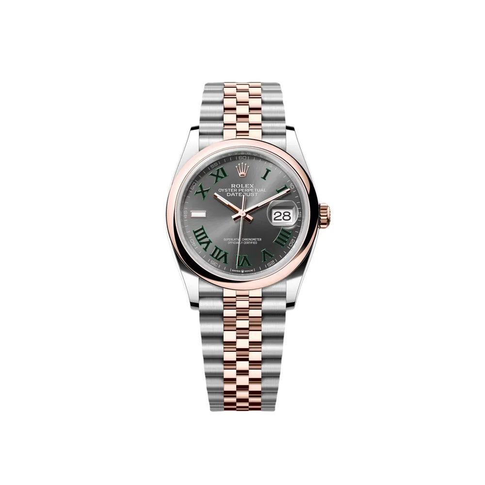 P0359-1 RLX Datejust 36mm 126201 Slate Dial Jubilee Bracelet Watch - Image 1