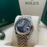 RLX Datejust 36mm 126201 Slate Dial Jubilee Bracelet Watch - Image 5