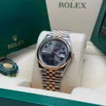RLX Datejust 36mm 126201 Slate Dial Jubilee Bracelet Watch - Image 7