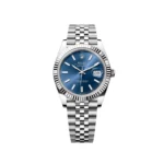 RLX Datejust 41mm 126334 Blue Index Oyster Stainless Steel Men’s Watch - Image 2