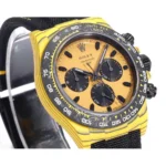 Rolex Cosmograph Daytona DIW Carbon Yellow “BUMBLEBEE” 40mm Replica 1:1 – Top Quality Version - Image 4