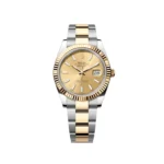 RLX Datejust 41mm 126333 Champagne Index Jubilee Steel and Yellow Gold Mens Watch - Image 2