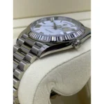 RLX Day-Date "President" 40mm White Gold White Roman Dial - 228239 - Image 3
