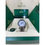 RLX Day-Date "President" 40mm White Gold White Roman Dial - 228239 - Image 9