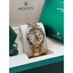 RLX Datejust 36mm 126233 Champagne Fluted Motif Diamond Dial Jubilee Bracelet - Image 10