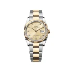 RLX Datejust 36mm 126233 Champagne Fluted Motif Diamond Dial Jubilee Bracelet - Image 2
