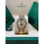 RLX Datejust 36mm 126233 Champagne Fluted Motif Diamond Dial Jubilee Bracelet - Image 9
