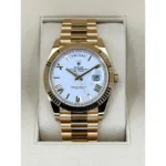 RLX Day-Date "President" 40mm Yellow Gold White Roman Dial - 228238 - Image 2
