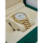 RLX Day-Date "President" 40mm Yellow Gold White Roman Dial - 228238 - Image 4