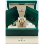 RLX Datejust m278243-0013/0014 31mm Champagne Dial Yellow Rolesor Oyster Watch - Image 16