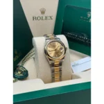 RLX Datejust m278243-0013/0014 31mm Champagne Dial Yellow Rolesor Oyster Watch - Image 4