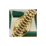 RLX Day-Date 40mm Black Diamond Dial and Diamond Bezel Yellow Gold President Bracelet 228348RBR-0001 - Image 6