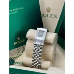 RLX Datejust 36mm 126234 Olive Green Palm Motif Diamond Dial Jubilee Stainless Steel Watch - Image 11