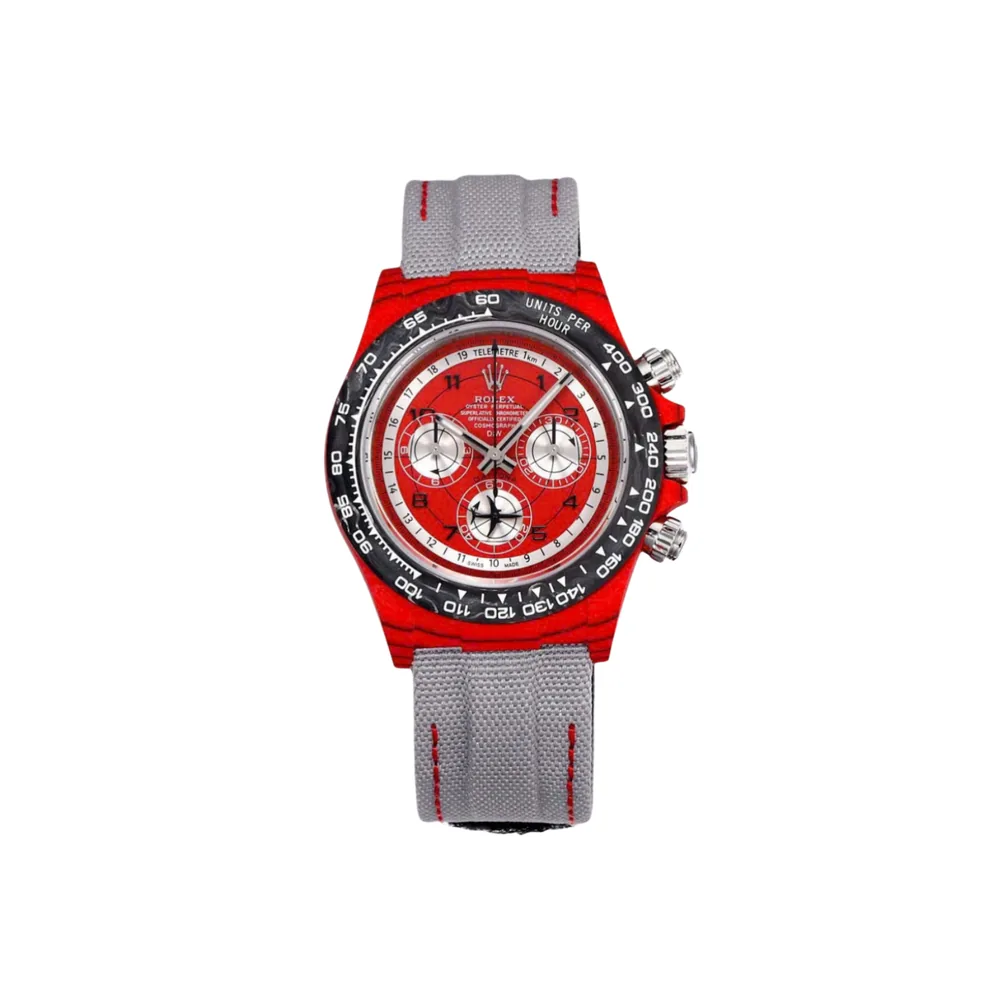 P0392-1 Rolex Cosmograph Daytona DIW Carbon AVIA Red 40mm Replica 1:1 – Top Quality Version - Image 1