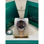 RLX Datejust 36mm 126281 Chocolate Dial Oyster Bracelet - Image 3