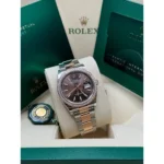 RLX Datejust 36mm 126281 Chocolate Dial Oyster Bracelet - Image 6