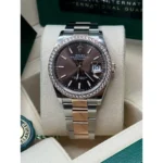 RLX Datejust 36mm 126281 Chocolate Dial Oyster Bracelet - Image 9