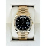 RLX Yellow Gold President Day Date 40mm Onyx Diamond Dial - 228238 - Image 2