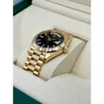 RLX Yellow Gold President Day Date 40mm Onyx Diamond Dial - 228238 - Image 3