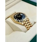 RLX Yellow Gold President Day Date 40mm Onyx Diamond Dial - 228238 - Image 4