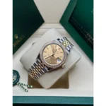 RLX Datejust m278383-0013/0014 31mm Champagne Dial Oyster Bracelet - Image 5
