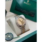 RLX Datejust m278383-0013/0014 31mm Champagne Dial Oyster Bracelet - Image 6