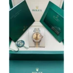 RLX Datejust m278383-0013/0014 31mm Champagne Dial Oyster Bracelet - Image 9