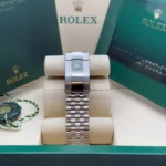 RLX Datejust 41mm Mint Green Dial Jubilee Bracelet Watch - 126334 - Image 5