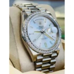 RLX Day-Date 40mm 228349RBR-0001 Silver Dial President Bracelet - Image 3