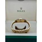 RLX Day-Date "President" 40mm Yellow Gold Champagne Diamond Baguette Dial - 228238 - Image 7