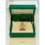 RLX Day-Date "President" 40mm Yellow Gold Champagne Diamond Baguette Dial - 228238 - Image 8