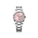 RLX Datejust 36mm 126234 Pink Roman Dial Oyster Stainless Steel