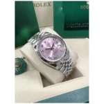 RLX Datejust 36mm 126234 Pink Roman Dial Oyster Stainless Steel - Image 9
